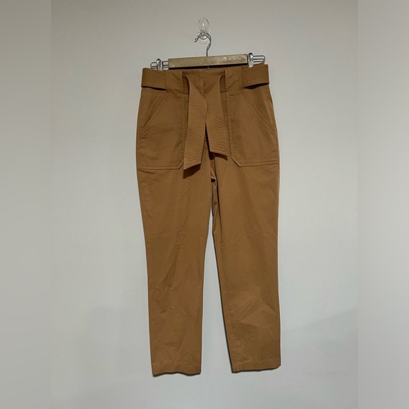 Veronica Beard Mahary Tie Waist Pants Size 4 Office Career Minimalist - Picture 1 of 9